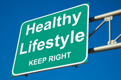 Healthy lifestyle sign