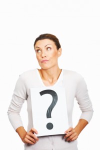 woman with question