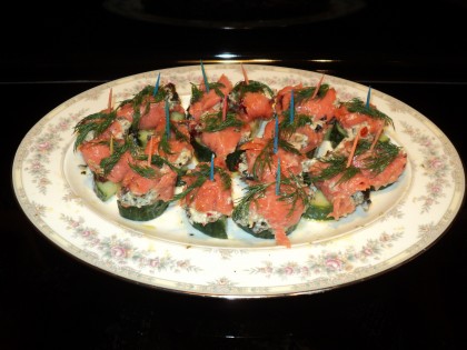 salmon appetizer