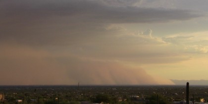 Dust storm over Phoenix